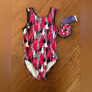 Plum Women's Practicewear Leotard Adult XS Pink, White, Black NWT